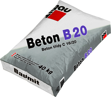 Beton Baumit B 20 balení 40 kg do 40Km