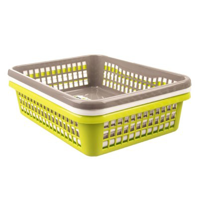 Košík plastový 38,5 x25,7 x6,6xcm (pl697) pl697-00