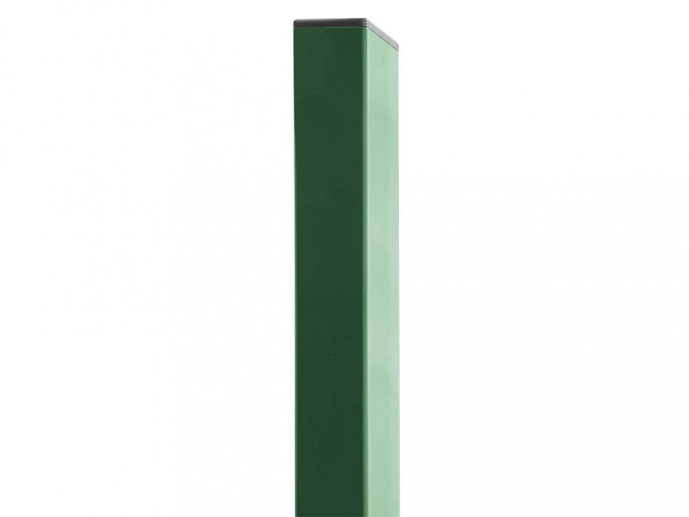 Plotový sloupek hranatý 60x40 mm, výška 200 cm, zelený PROFI717 S11 Naší Montáží