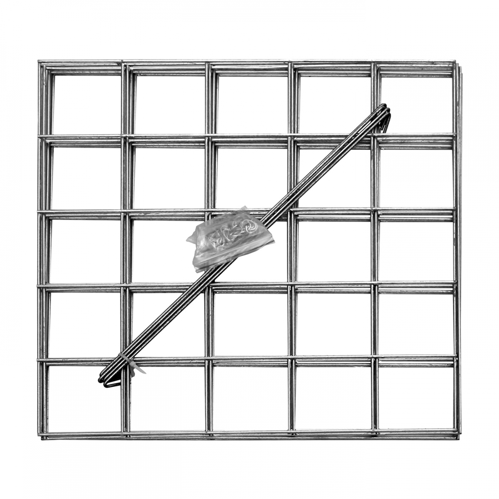 Gabionový koš SUPER 50, 500x500x500mm, oko 100x100mm, ?drátu 4mm, 4x spona, 80x sponka PLOTY Sklad10 8595068406359