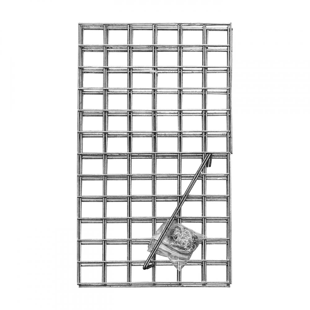 Gabionový koš BASIC 30, 600x300x300mm, oko 50x50mm, ?drátu 3,5mm, 3x spona, 100x svorka PLOTY Sklad10 8595068406380