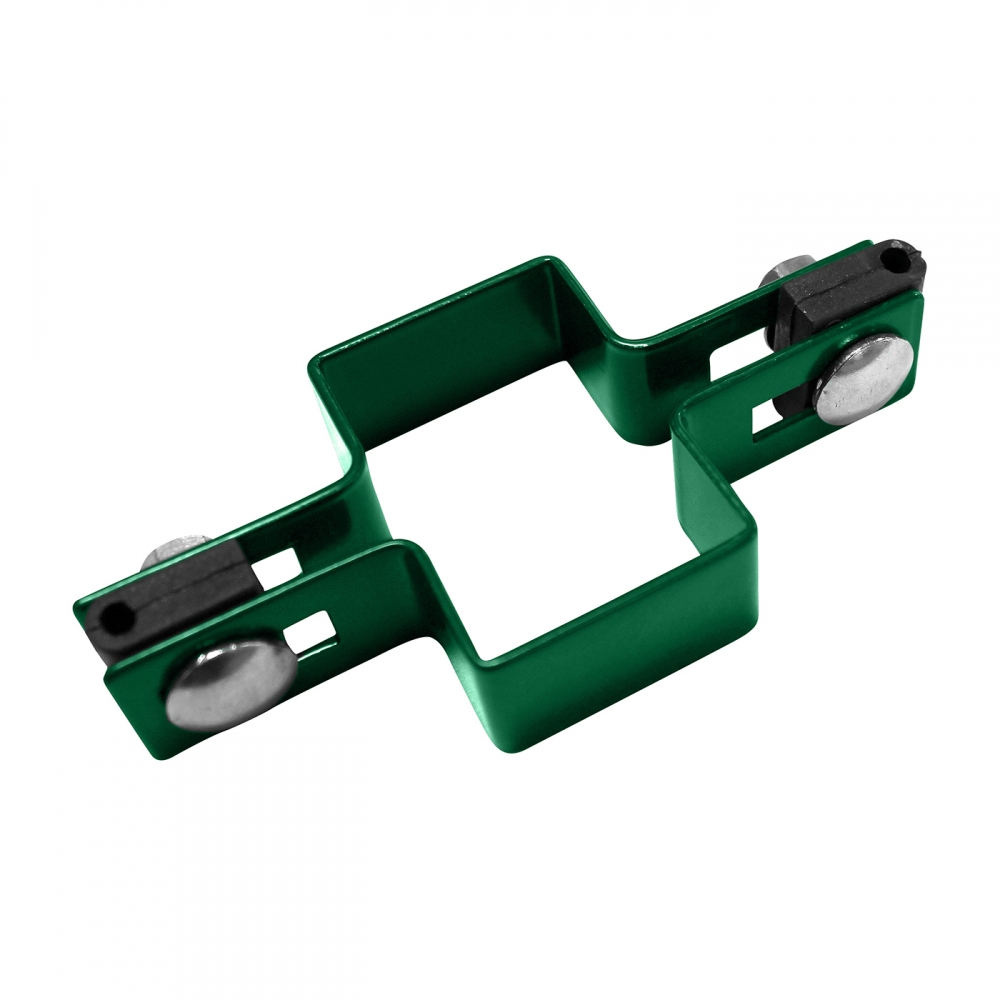 Objímka na sloupek 60x40 mm průběžná, zelená PLOTY Sklad10 8595068416617