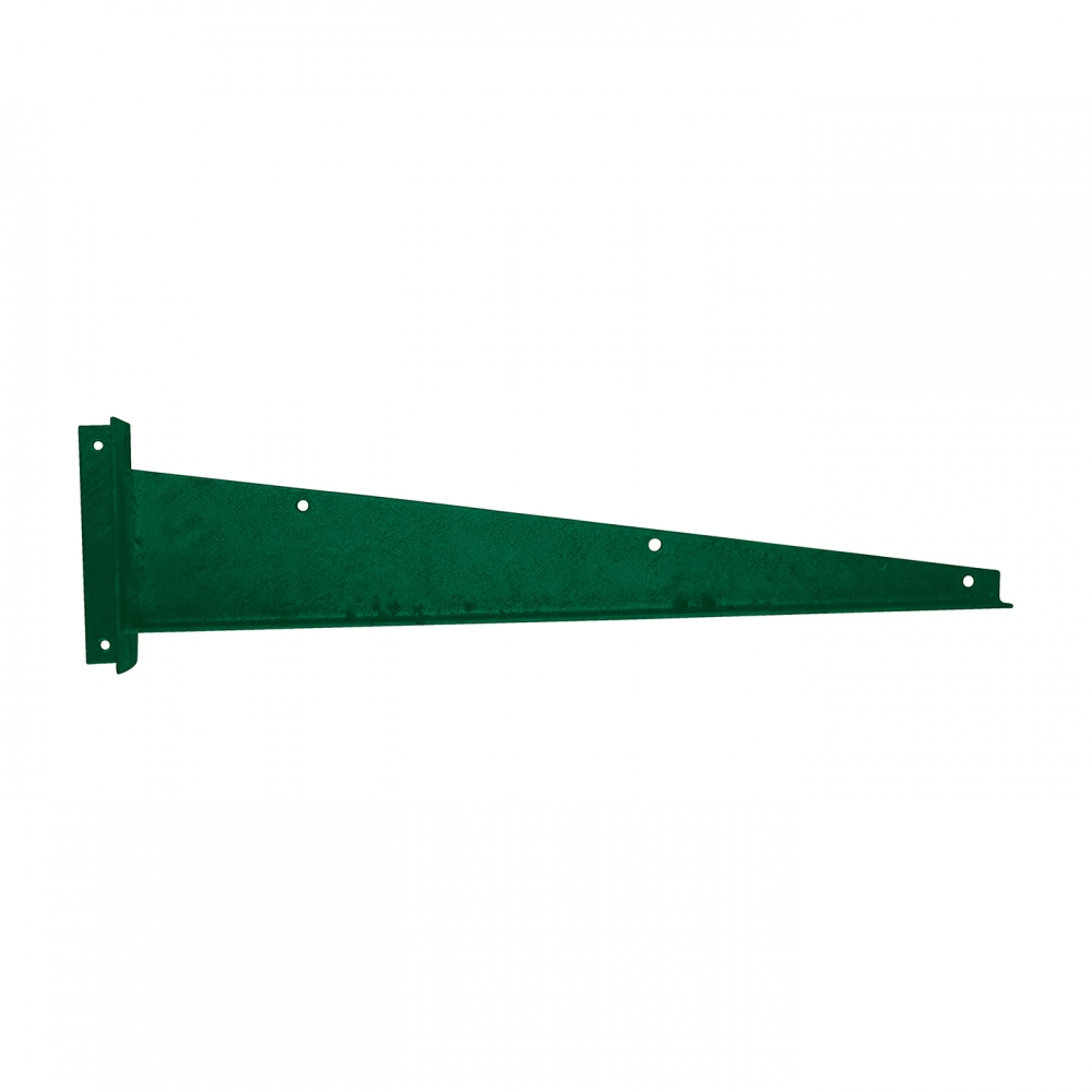Bavolet Zn +PVC na křídlo branky - brány rovný, koncový pravý PLOTY Sklad10 8595068448205