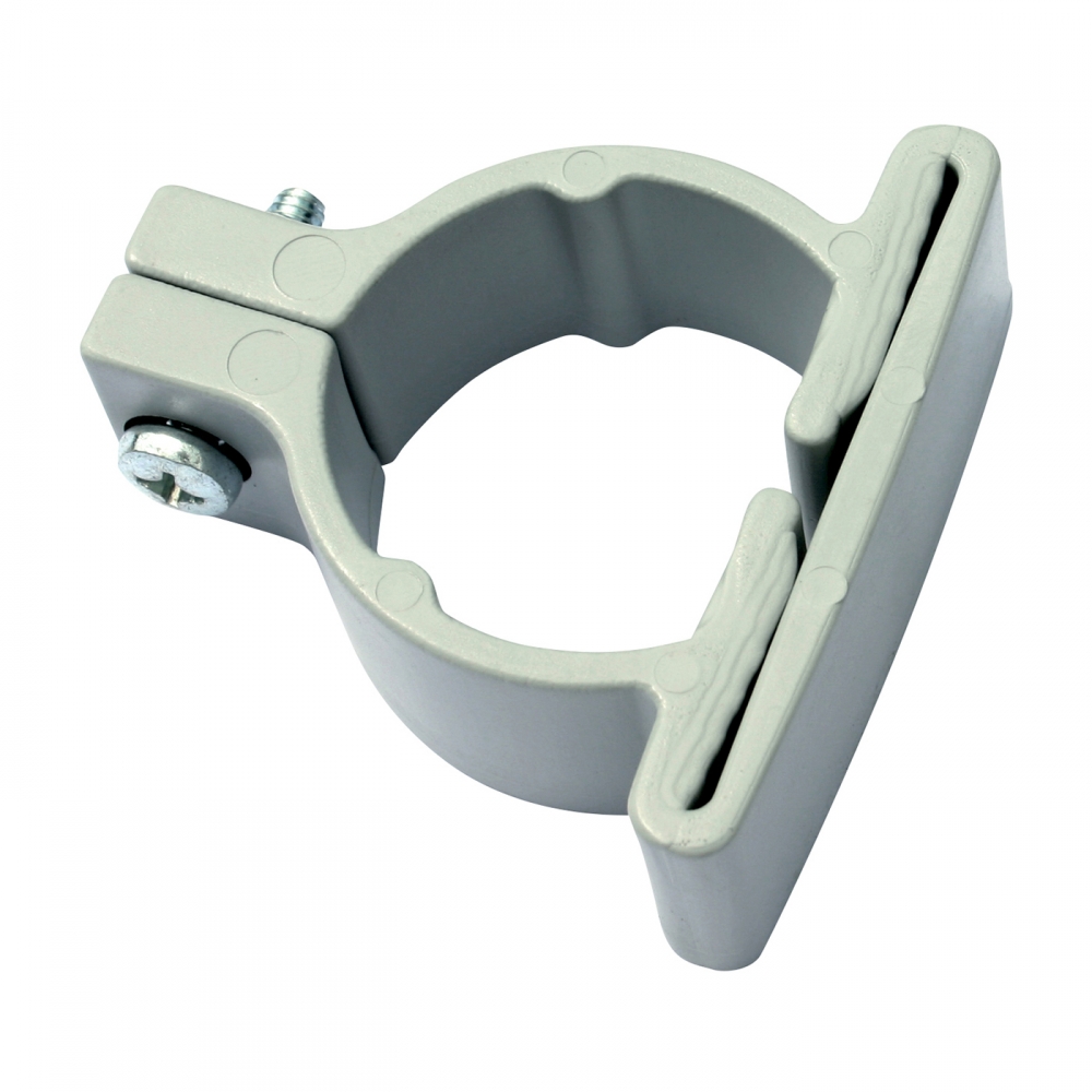Objímka na panel PILOFOR LIGHT  pro kulatý sloupek ? 48mm včetně šroubu, šedá PLOTY Sklad10 8595068448304