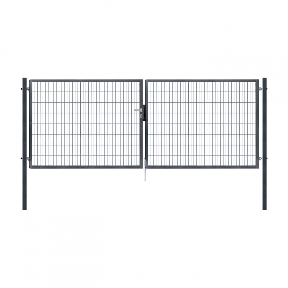 Brána PILOFOR SUPER dvoukřídlá, 4090x1580 mm, Zn+RAL 7016 PLOTY Sklad10 8595068451816