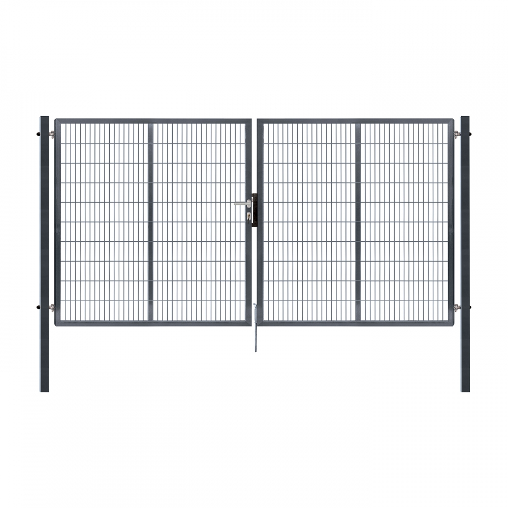 Brána PILOFOR SUPER dvoukřídlá, 4110x1980 mm, Zn+RAL 7016 PLOTY Sklad10 8595068451847