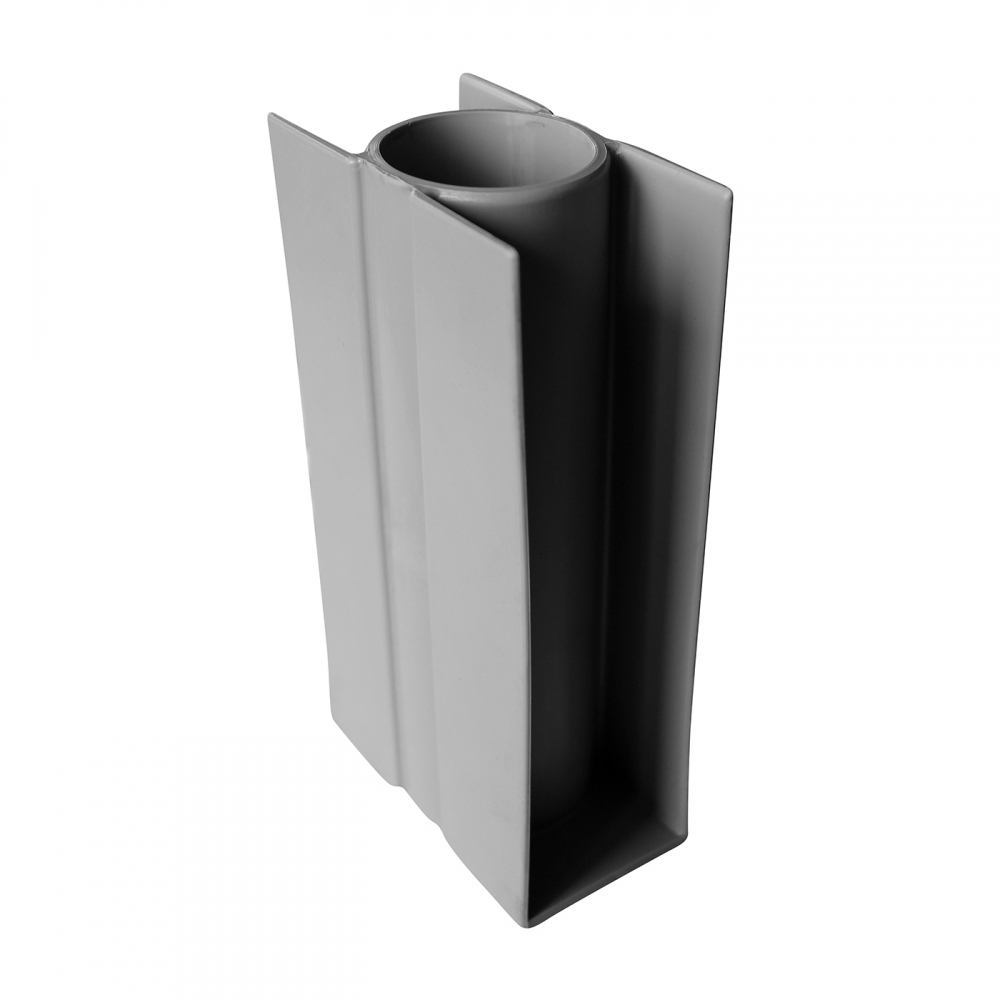 Stabilizacní držák průběžný PVC, 200/? 48mm, šedý PLOTY Sklad10 8595068452363