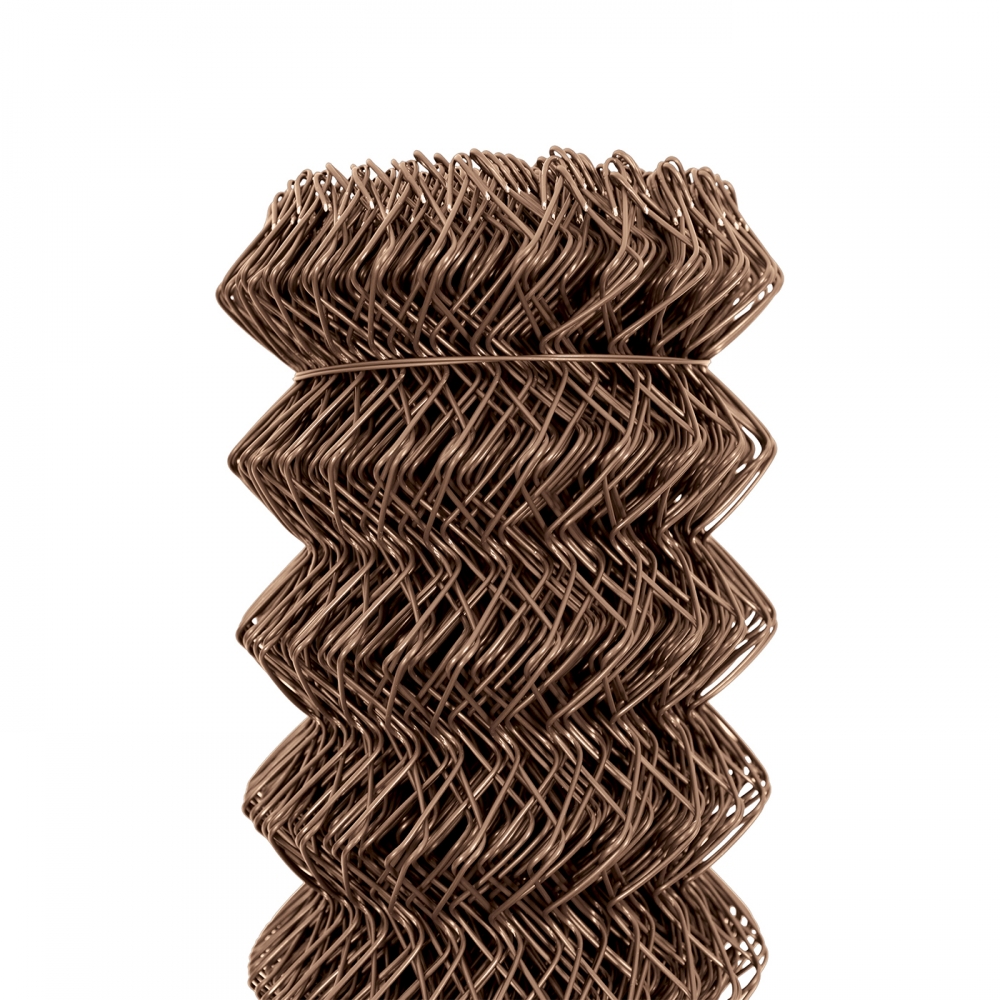 Čtyřhranné pletivo IDEAL PVC KOMPAKT 100cm/55X55/25m - 1,65/2,5mm, hnědé PLOTY Sklad10 8595068453254