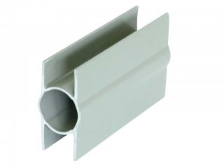 Stabilizacní držák průběžný PVC, 200/50mm pr.  48mm, šedý 0,24Kg