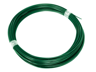 Drát napínací Zn + PVC 52m, 2,25/3,40, zelený, (bílý štítek) 2Kg