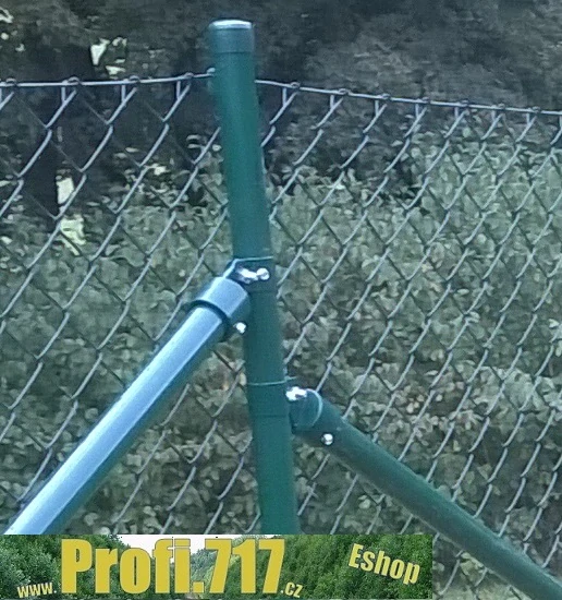 Koncovka na vzpěru průměr 38 mm černá PROFI717 S11 pouze Naší Montáží