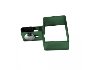 Příchytka na sloupek 60x40 mm koncová, zelená PROFI717 S11 Naší Montáží