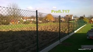 MONTÁŽ Napínání pletiva výšky 150, 160, 180 cm cena za metr